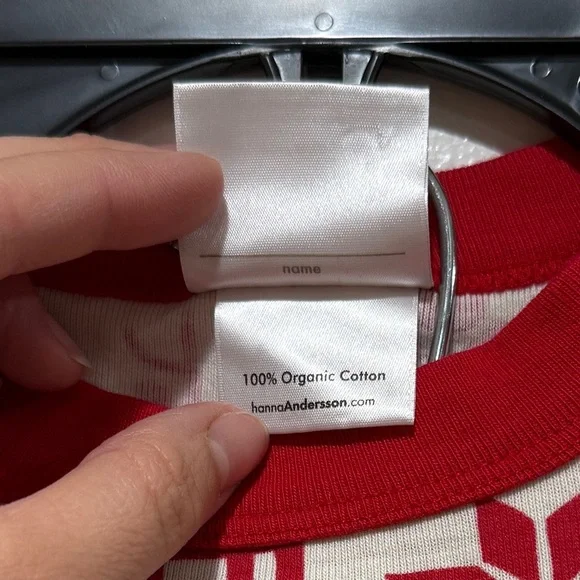 Hanna Andersson Kids 100% Cotton Dear Deer Holiday Long John Pajama 5 Christma - Picture 3 of 10